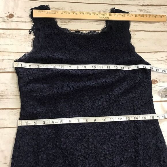 Adrianna Pappel Blue Lace‎ Sleeveless Dress size 12 - Picture 6 of 12